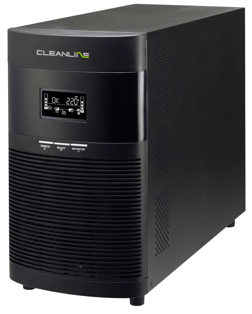 เครื่องสำรองไฟฟ้า CLEANLINE UPS รุ่น T-3000 3000VA/3000W TOWER TYPE